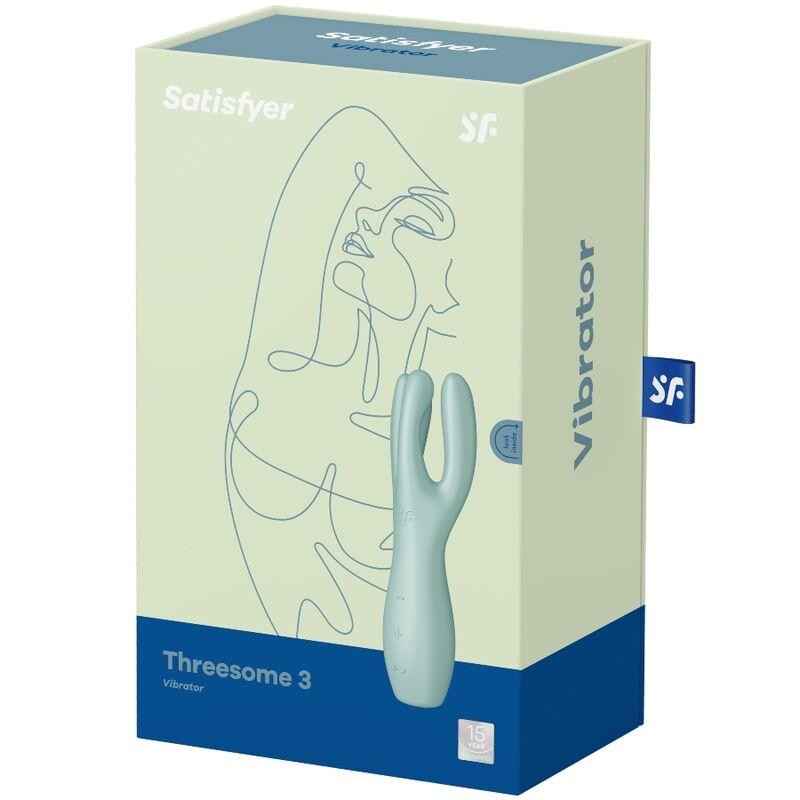 Threesome 3 Auflegevibrator 3 Motoren Mint
