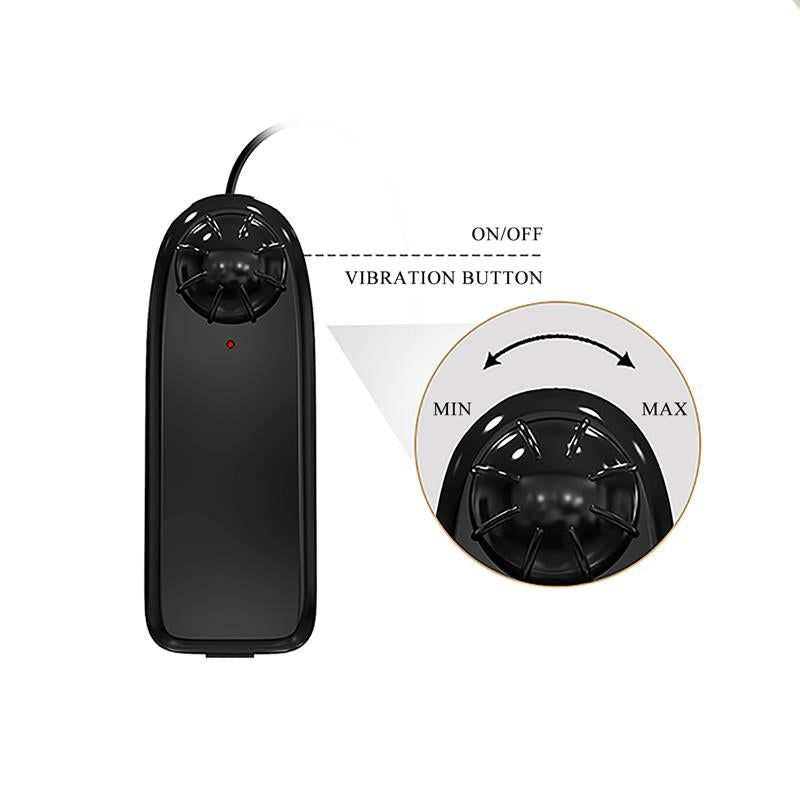 Bahamut Dildo con Vibracion y Control Remoto 85