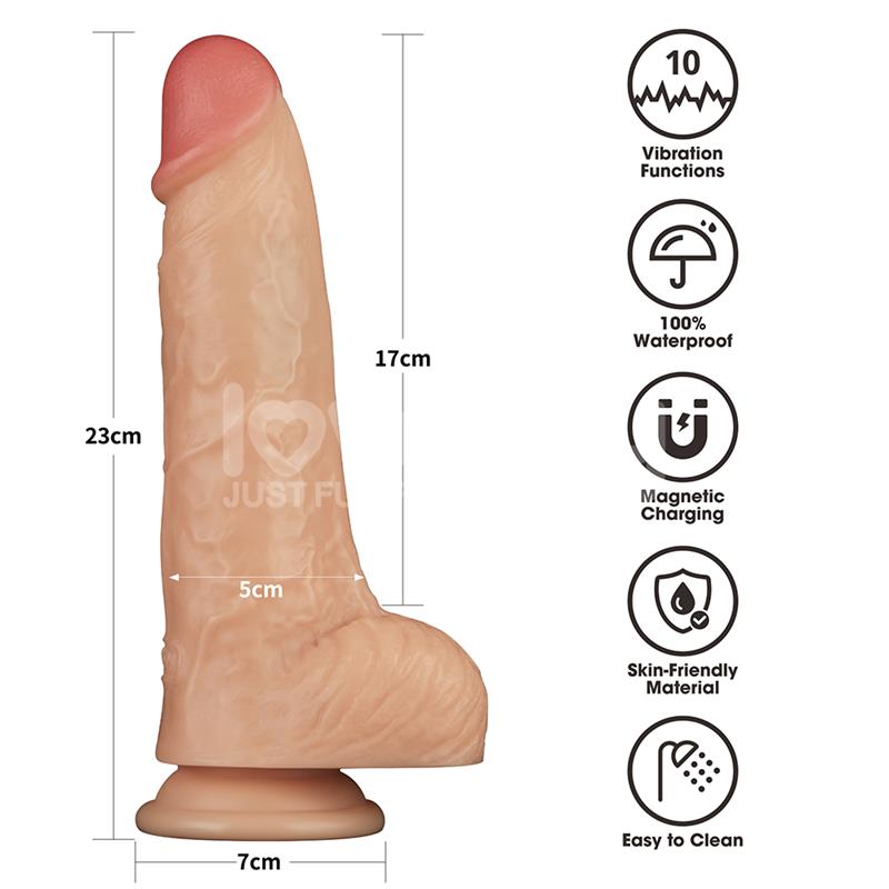 Power Basics Dildo con Vibracion 9