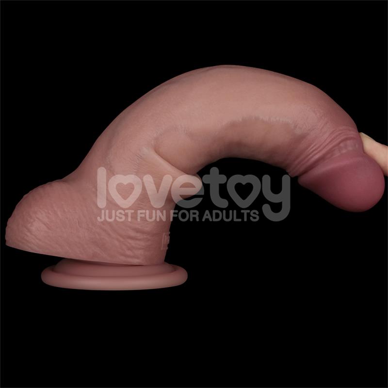 Sliding PRO II Dildo Piel Deslizante Retractil Dual layer 85