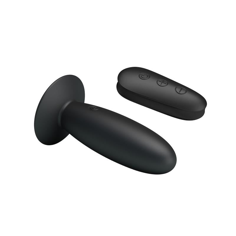 Plug Anal con Vibracion y Control Remoto USB