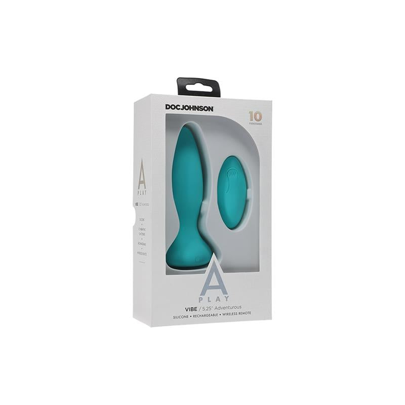 Vibe Adventurous Turquoise Vibrating Anal Plug