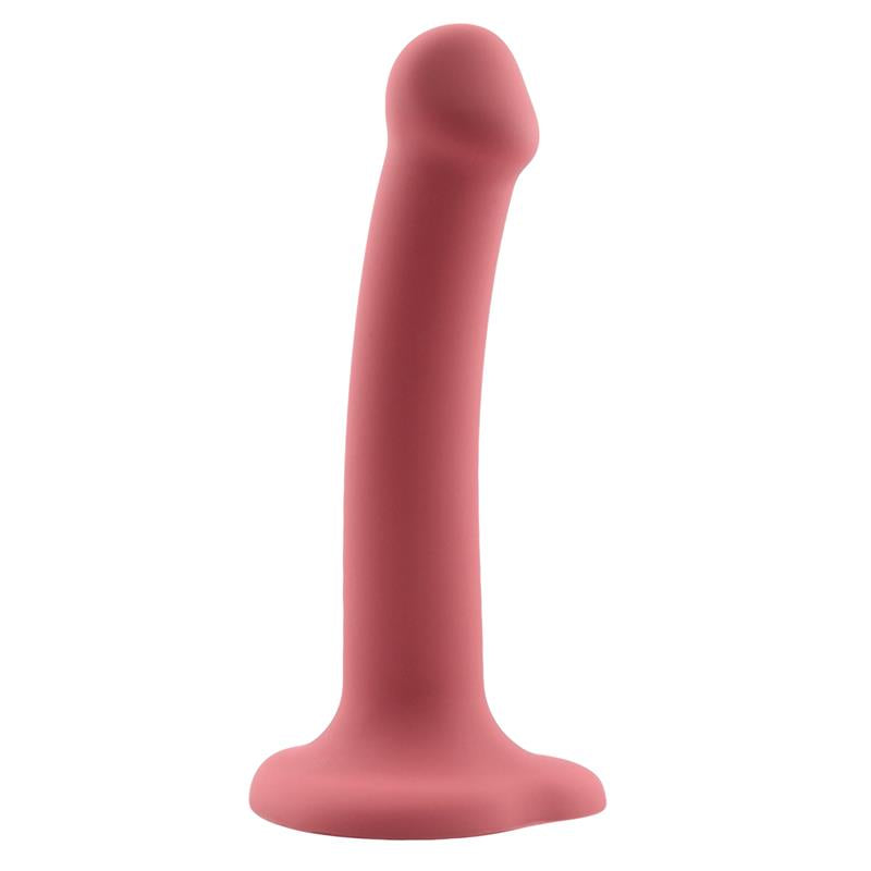 Hüpfdildo Flüssigsilikon Hyperflexibel 6,5 - 16,5 cm Größe S Burgund