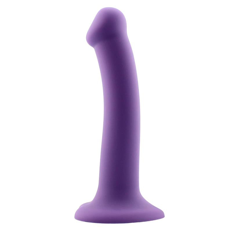 Hüpfdildo Flüssigsilikon Hyperflexibel 7 - 18 cm Größe M Lila
