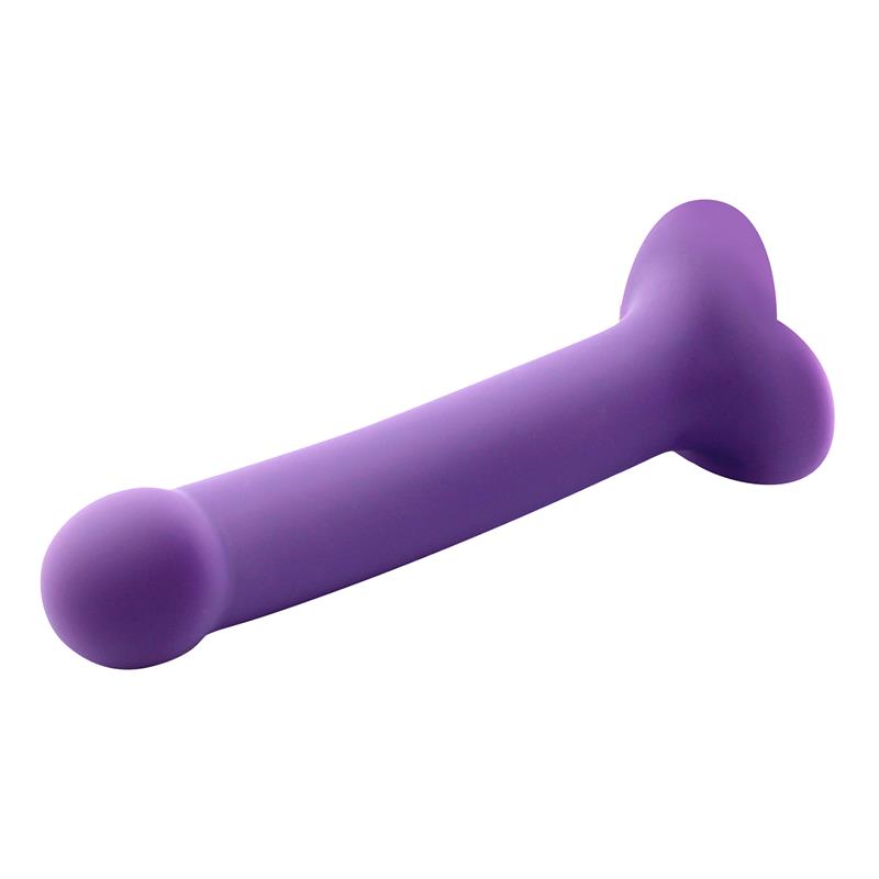 Hüpfdildo Flüssigsilikon Hyperflexibel 7 - 18 cm Größe M Lila
