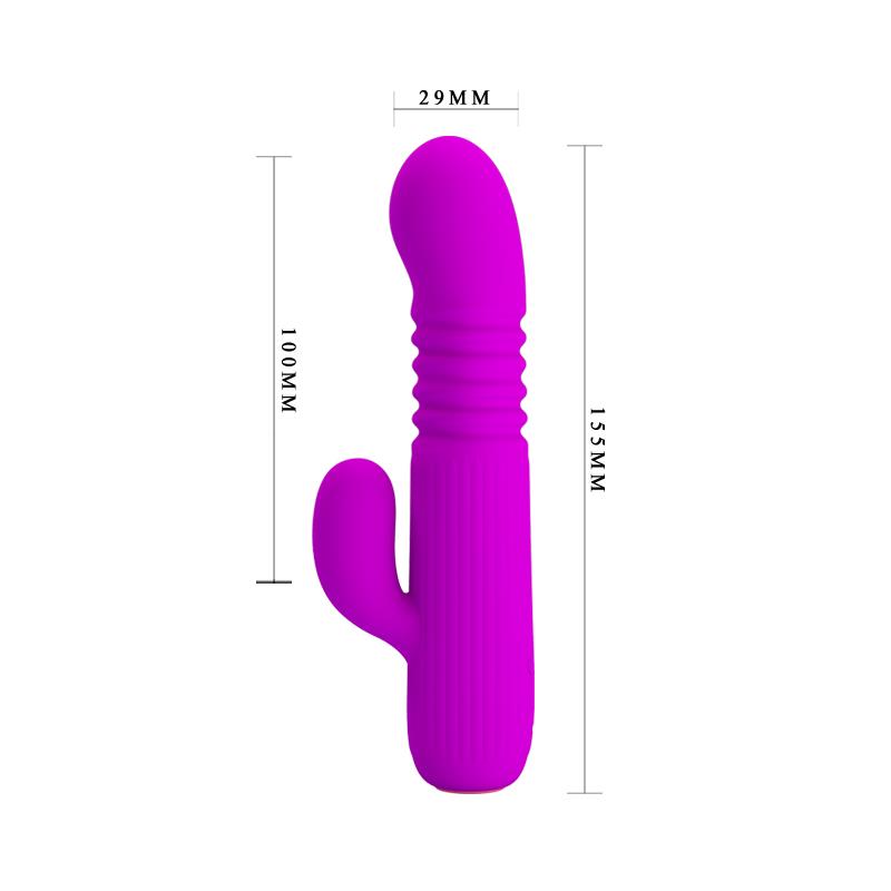 Leopold Vibrator mit Bewegungsfunktion USB Silikon