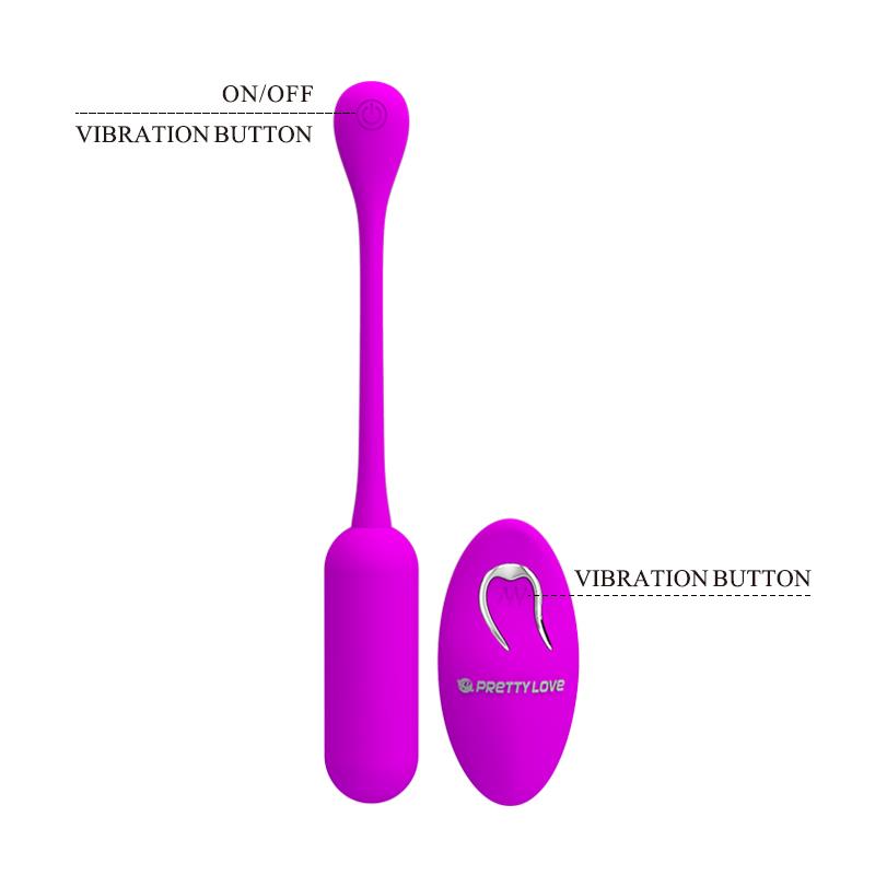 Lechies USB-Vibrationsei mit Fernbedienung