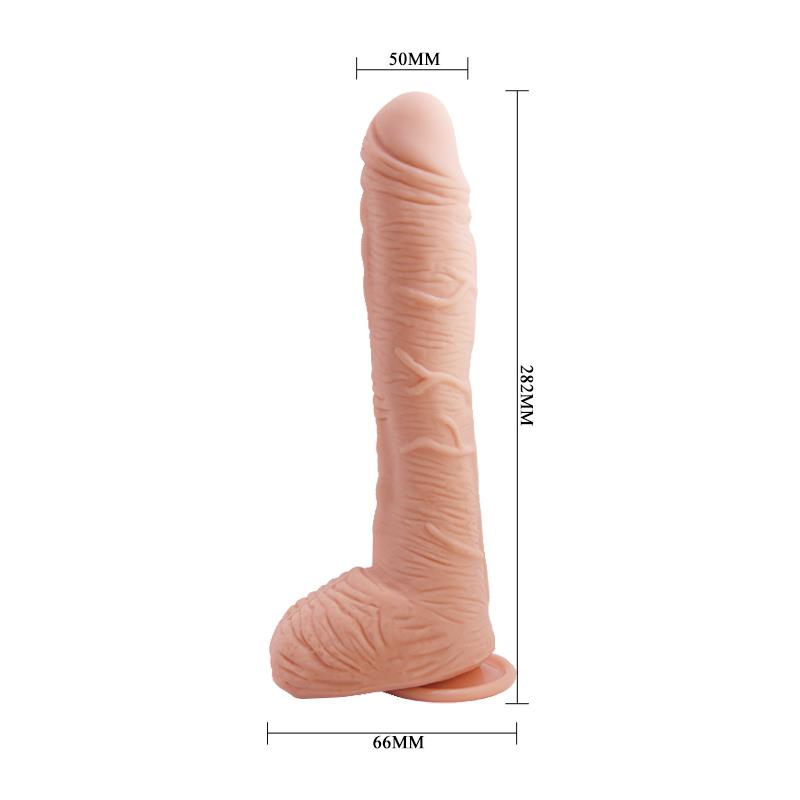 Alex Dildo mit G-Punkt Hoden mit natürlichem Saugnapf