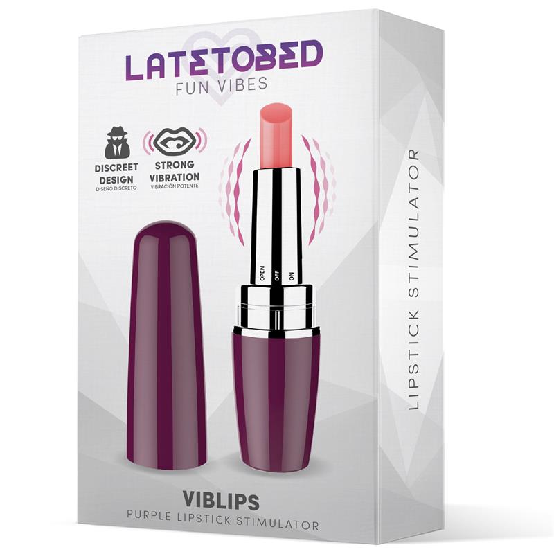 Viblips Stimulierender lila Lippenstift
