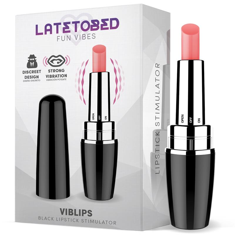 Viblips Stimulierender schwarzer Lippenstift