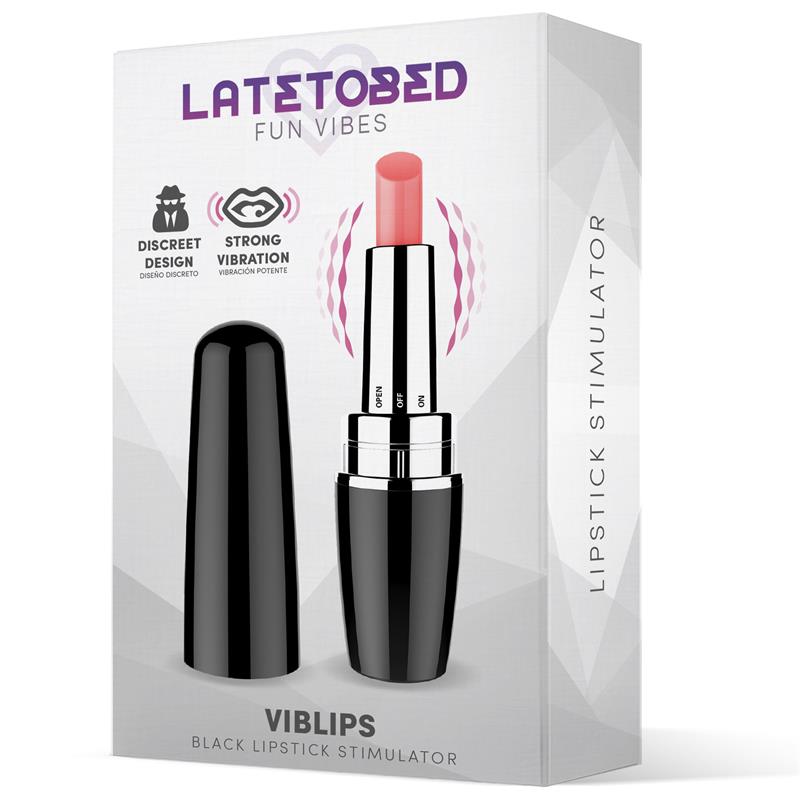 Viblips Stimulierender schwarzer Lippenstift