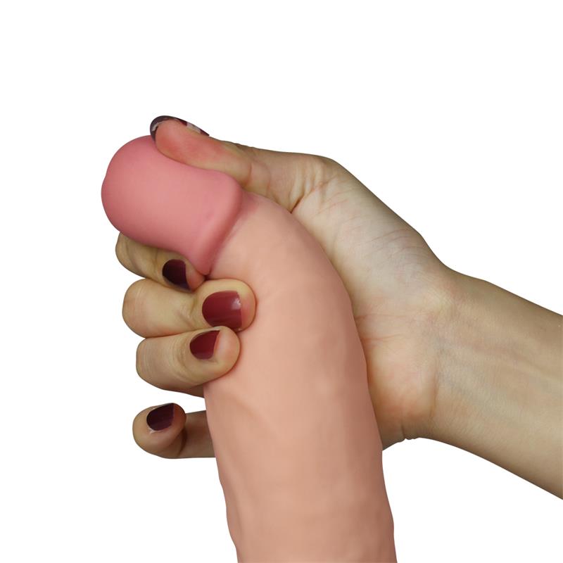 Dildo The Ultra Soft Dude con Vibración 7.5 Natural