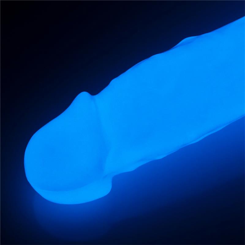 Dildo 8.5 Lumino Luz Azul