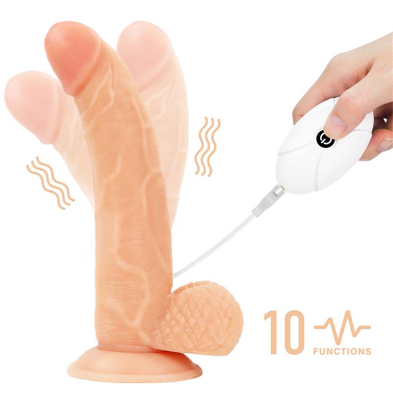 Arnés con Dildo con Vibración y Control Remoto 8.5