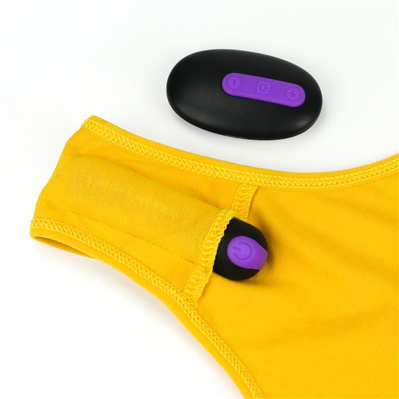 Offener Slip mit Vibrator und Fernbedienung Größe L