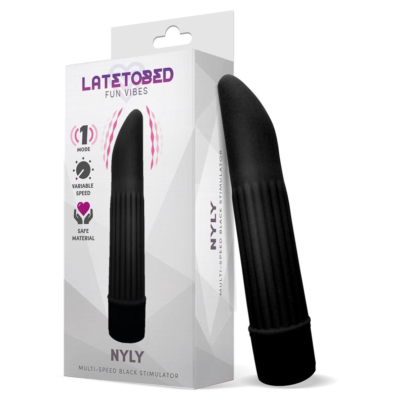 Nyly Multi-Speed-Stimulator Schwarz