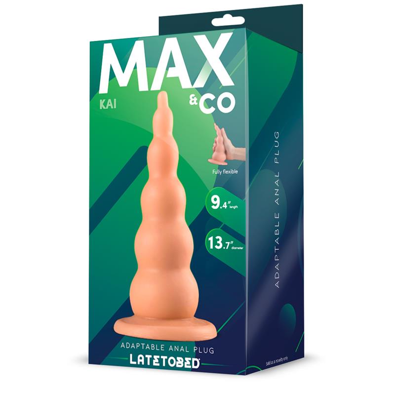 Kai Plug Anal Adaptable Natural 9,4 - 18,4 cm