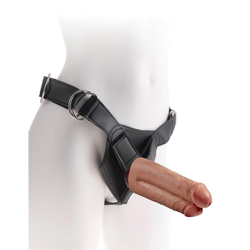 Double Dildo Harness 7 Tan