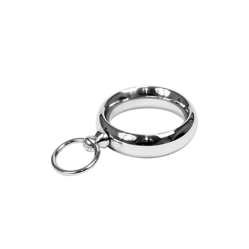 Donut-Penisring aus Edelstahl, 40 mm