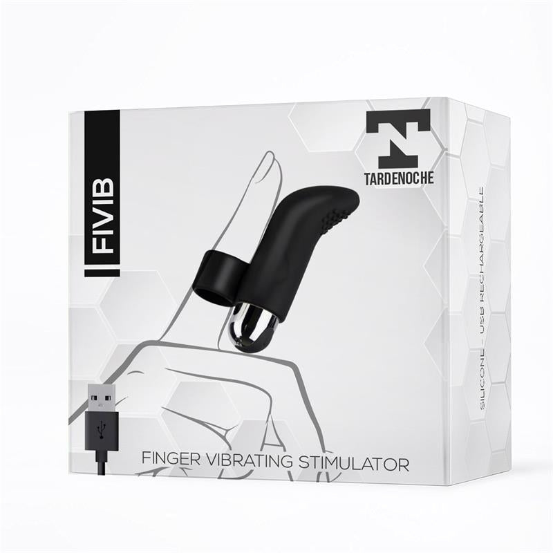 Fivib USB Finger Stimulator Silicone Black