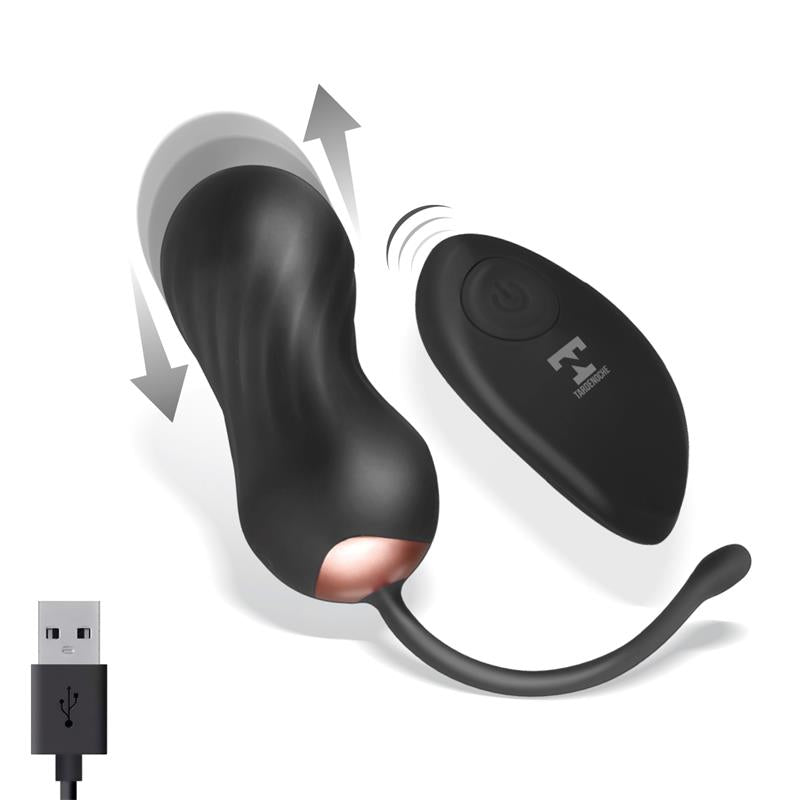 Shove Egg mit Stoßbewegung und ferngesteuertem Vibrator