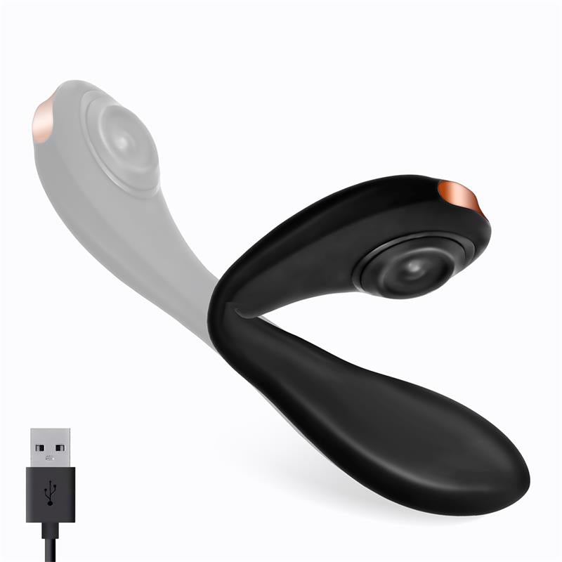 Pulsar Vibrator mit Pulsation und Gelenkskelett Silikon USB