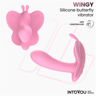 Wingy Estimulador Mariposa con APP Rosa