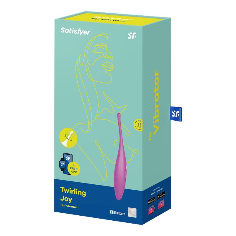 Twirling Joy Rotierender Stimulator mit APP Fuchsia