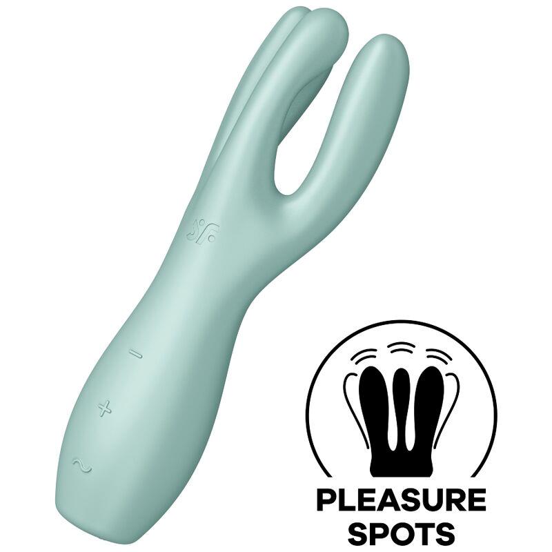 Threesome 3 Auflegevibrator 3 Motoren Mint