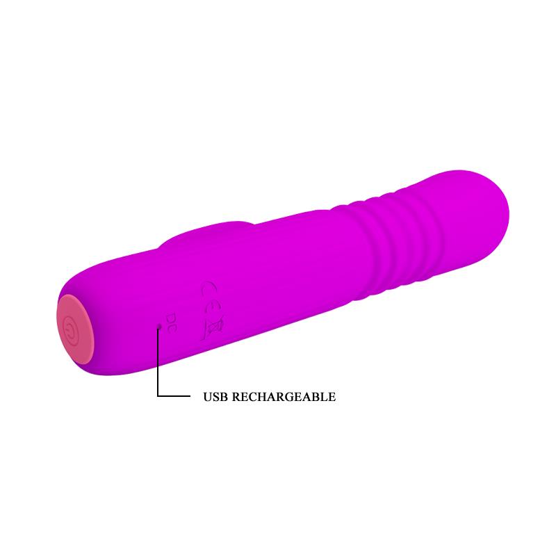 Leopold Vibrator mit Bewegungsfunktion USB Silikon