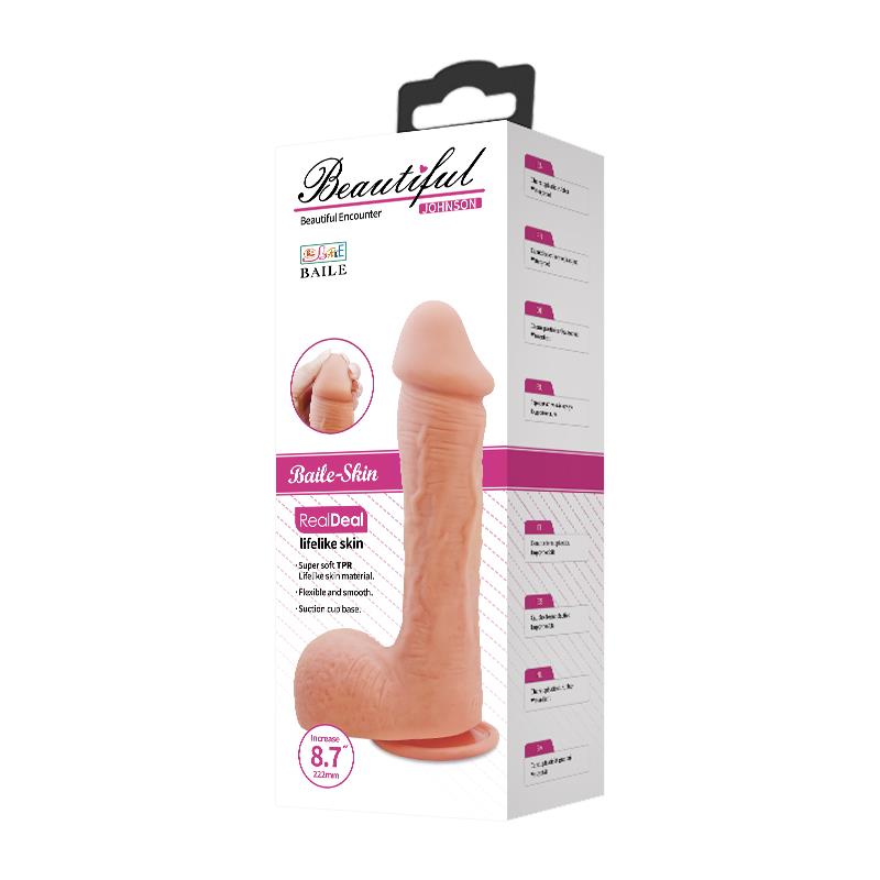 Johnson Realistic Dildo with Natural Suction Cup