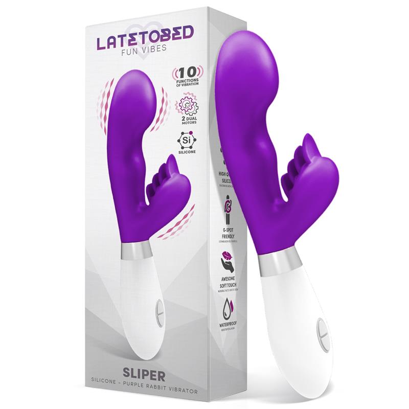 Sliper Vibrierender Rabbit Silikon Lila