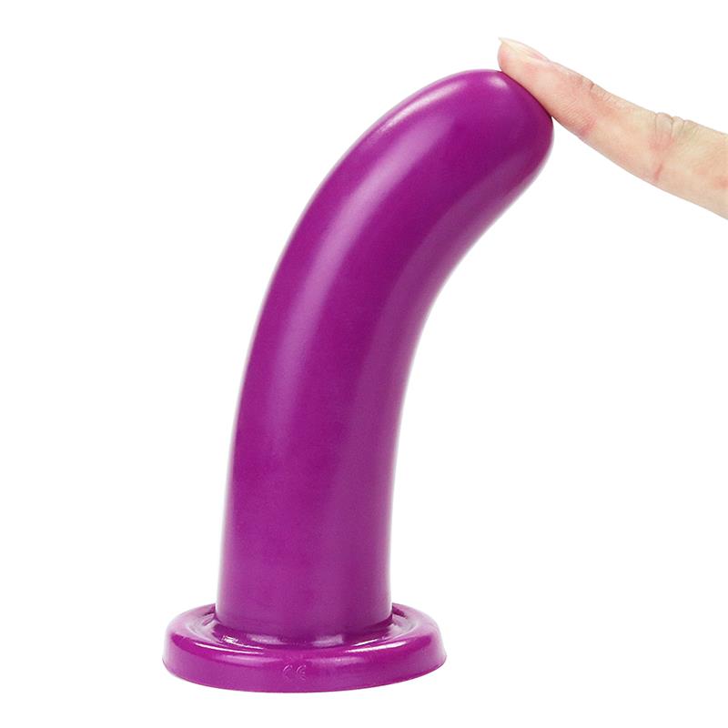 Holy Dong 6 Purple Liquid Silicone Stimulator