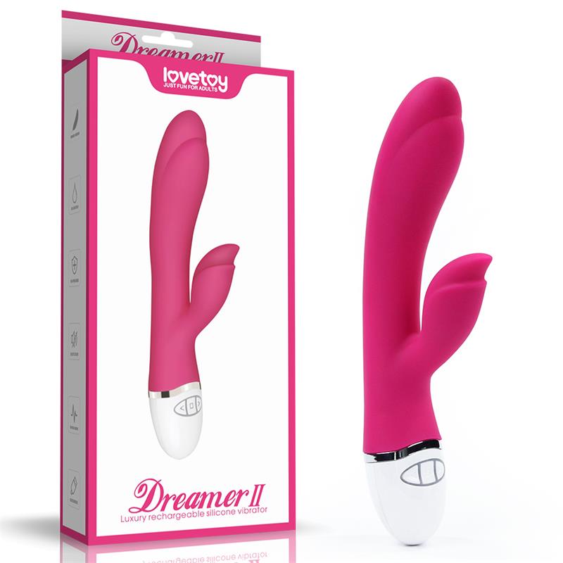 Dreamer II USB-Vibrator Rosenrot