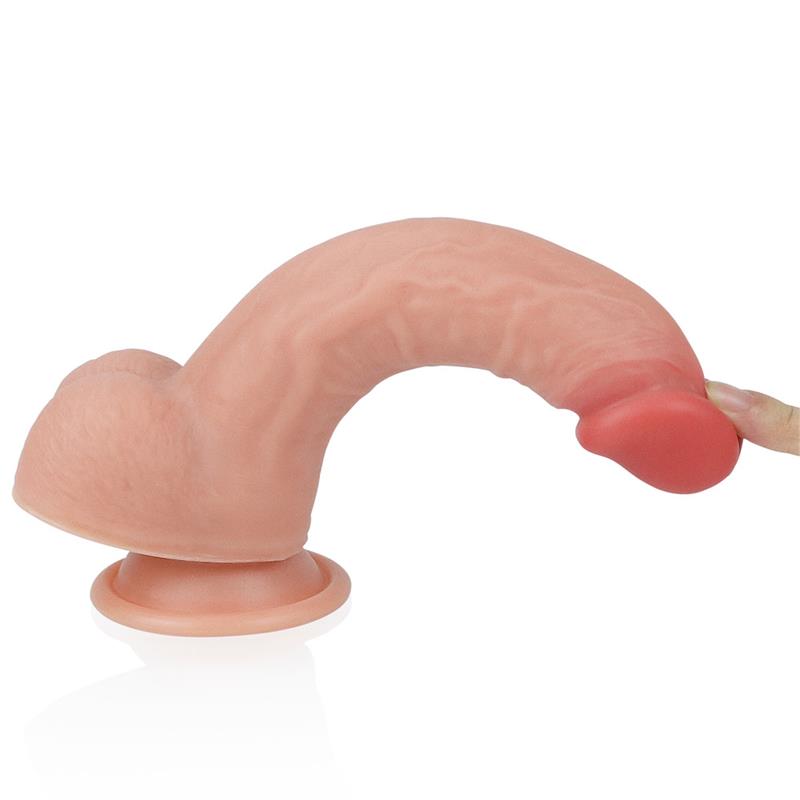 Dildo Nature 8 Silicona Líquida Natural