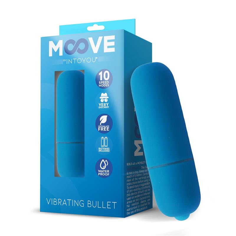 10 Function Blue Vibrating Bullet
