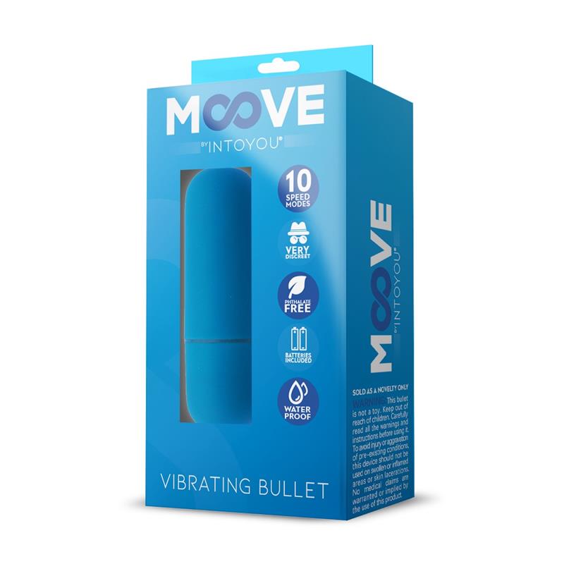 10 Function Blue Vibrating Bullet