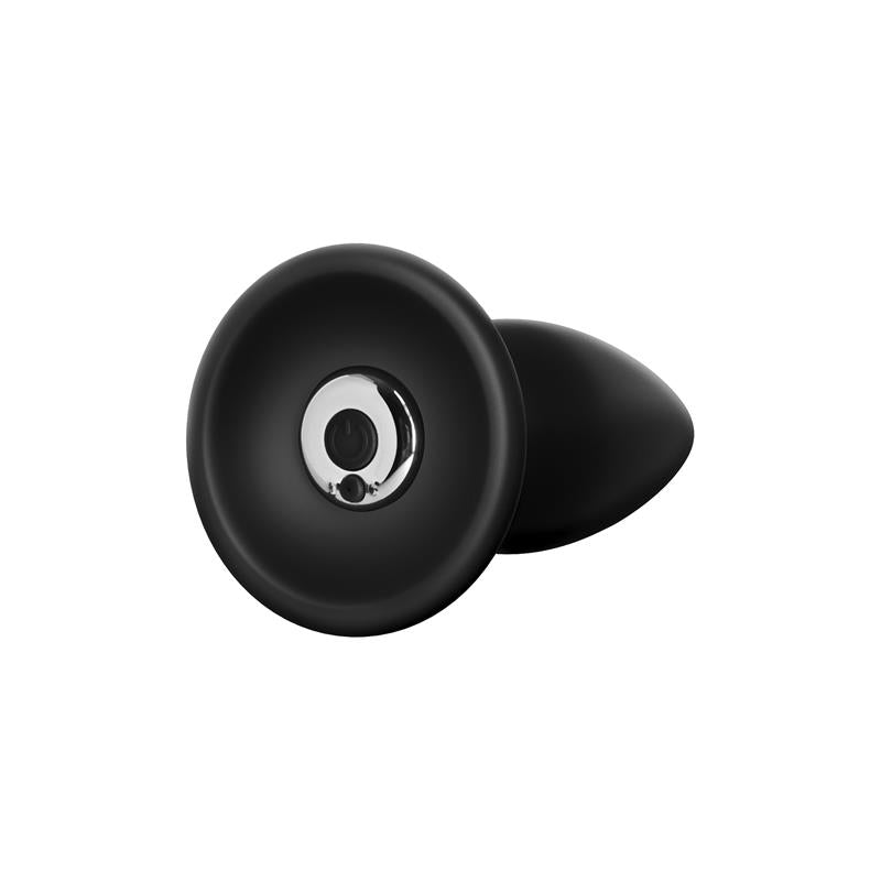 Schwarzer wiederaufladbarer Analplug