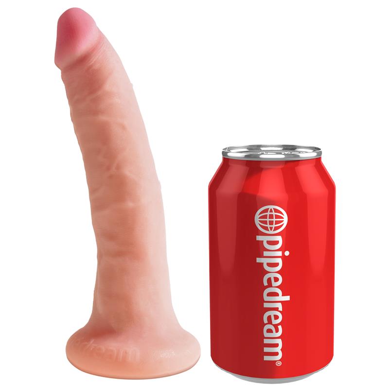 King Cock Plus Pene 7 Dual Density - Color Natural