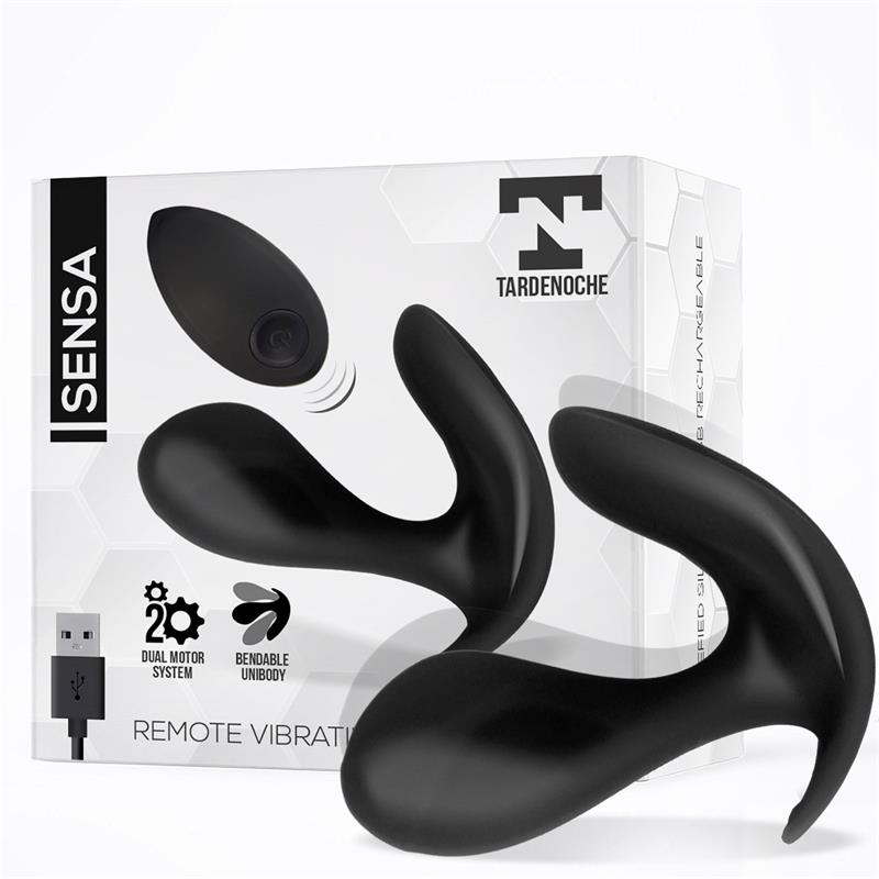 Sensa Fernbedienungsstimulator USB Flüssigsilikon Schwarz