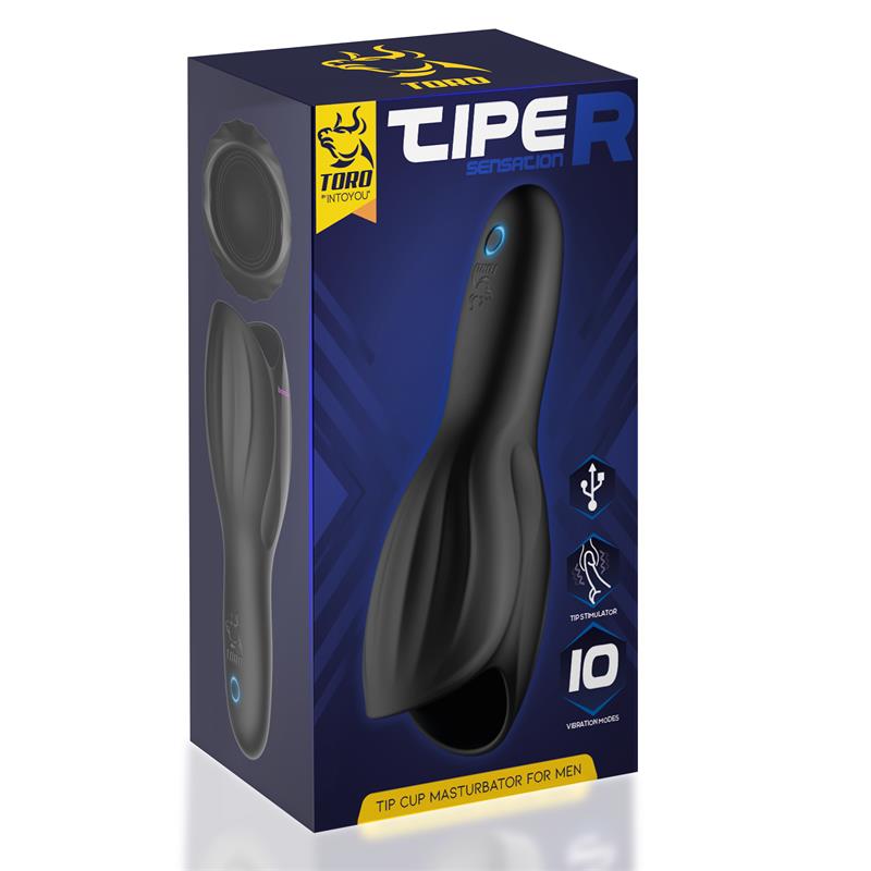 Tiper USB-Silikon-Penis-Masturbatorbecher